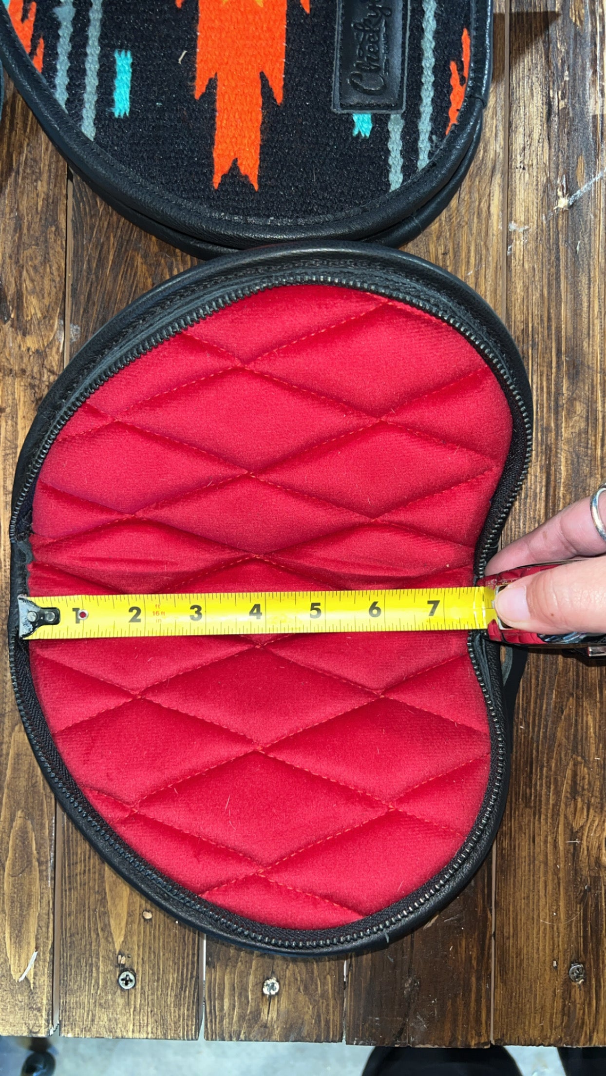 Concealed carry genuine leather case (small)