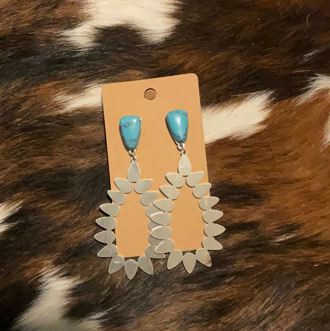 Silver Teardrop Earrings