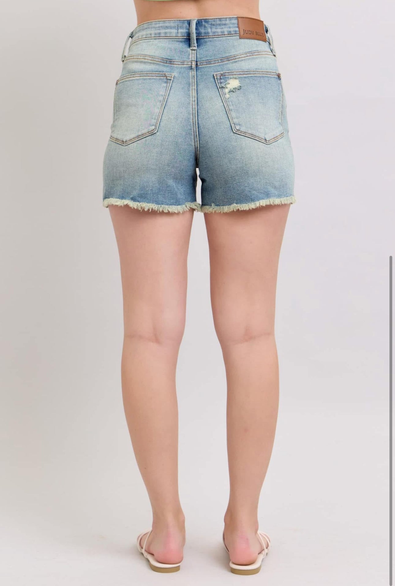 Judy Blue High Waist Ripped Shorts