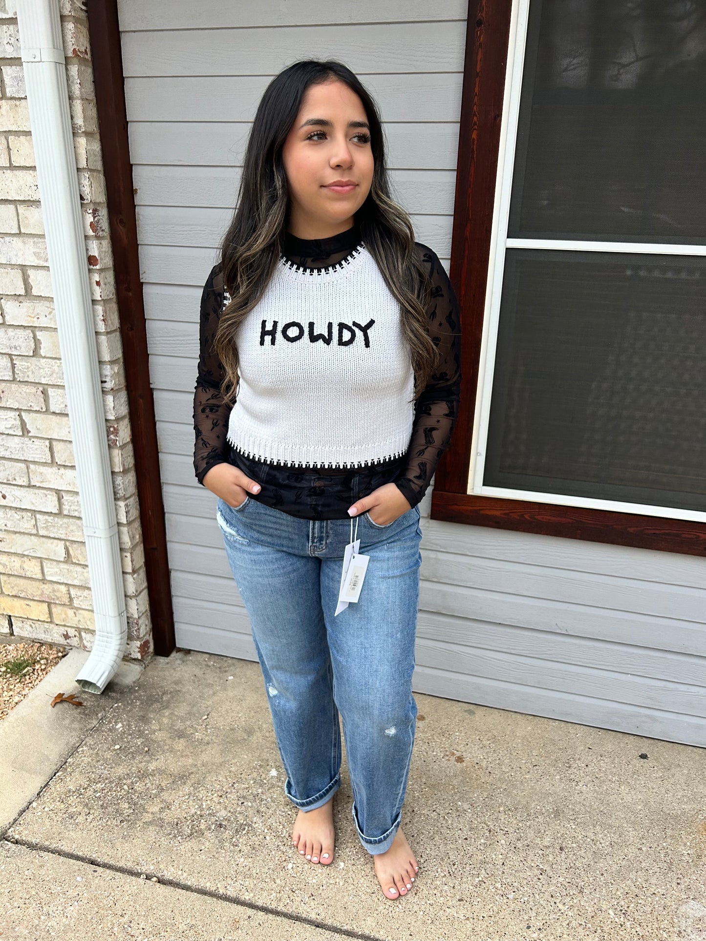 HOWDY Pullover Sweater