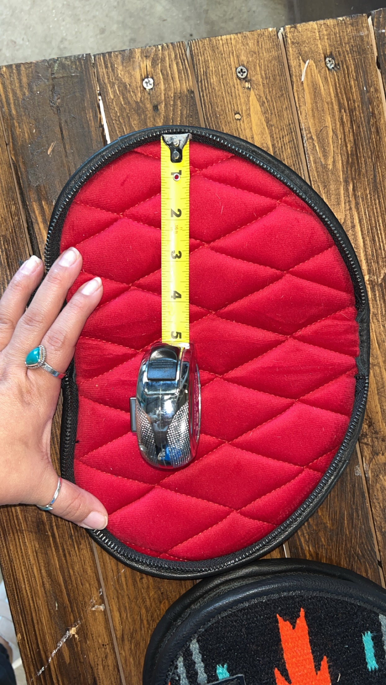 Concealed carry genuine leather case (small)