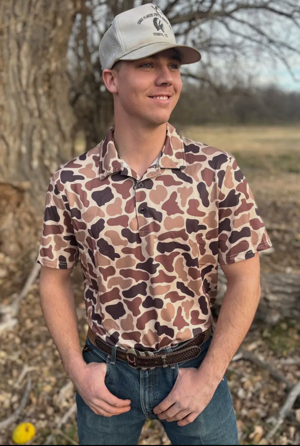 You can’t see me men’s polo