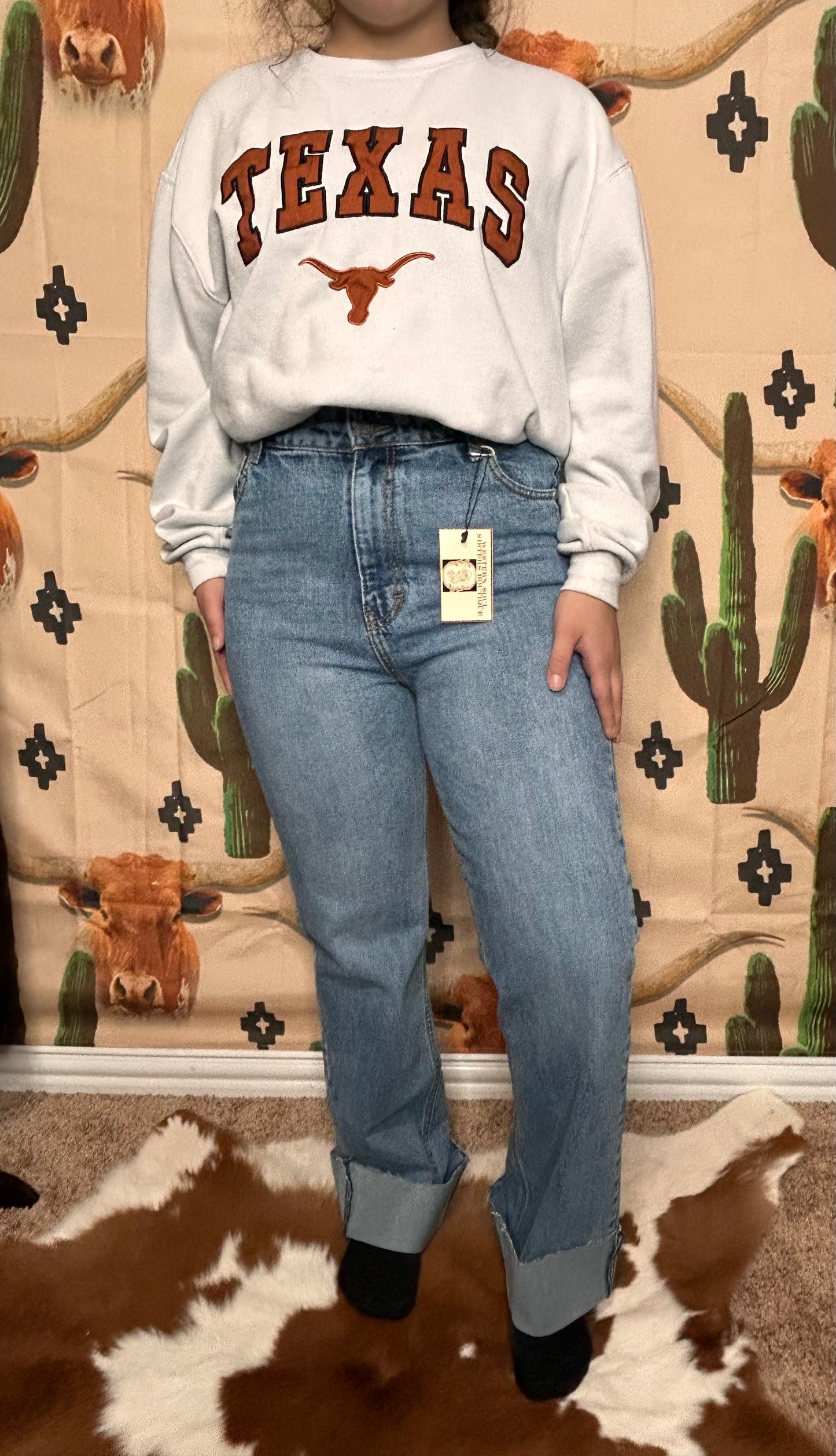 The Beth Midrise Straight leg Jeans