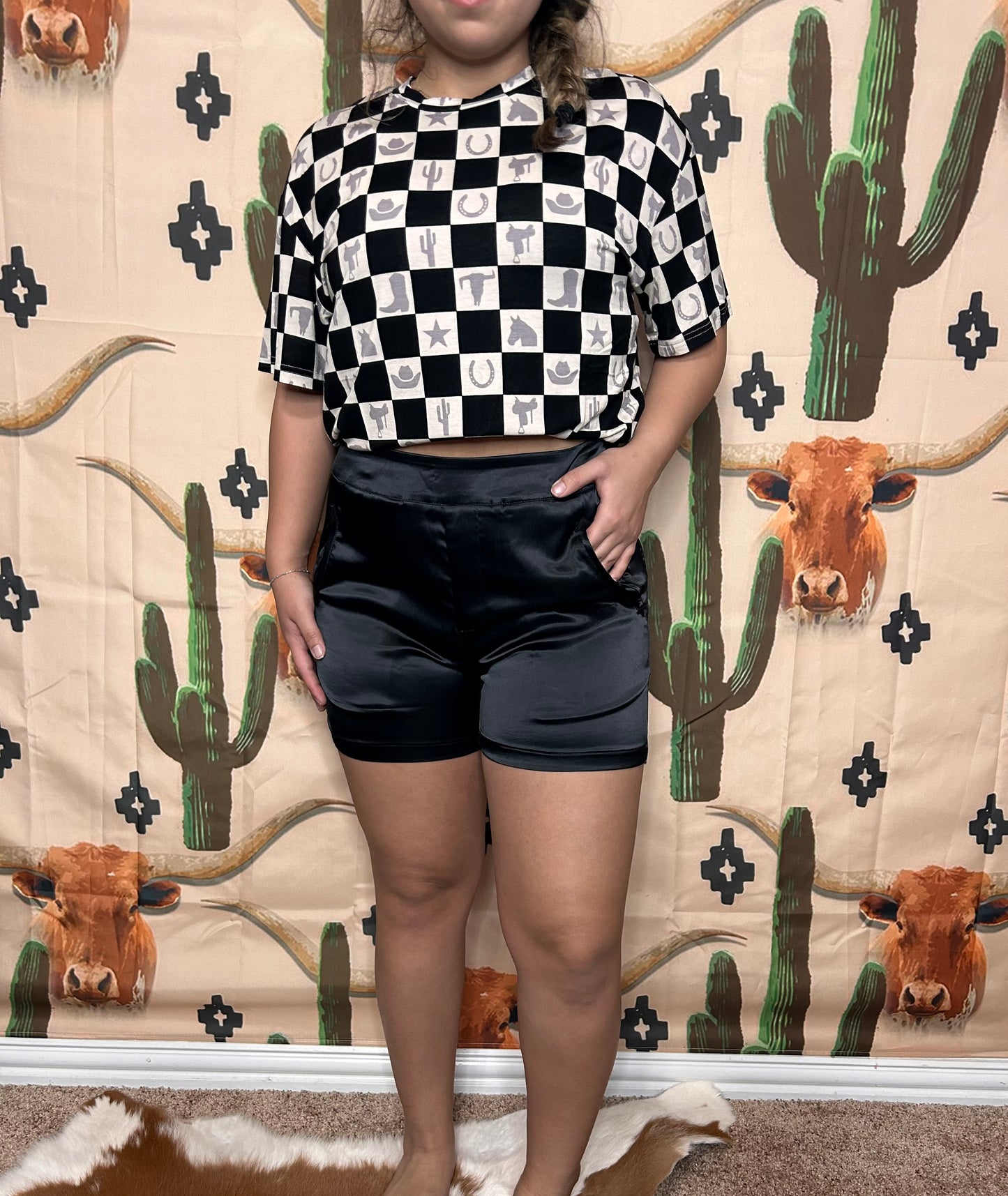 Cowboy Tuxedo Shorts