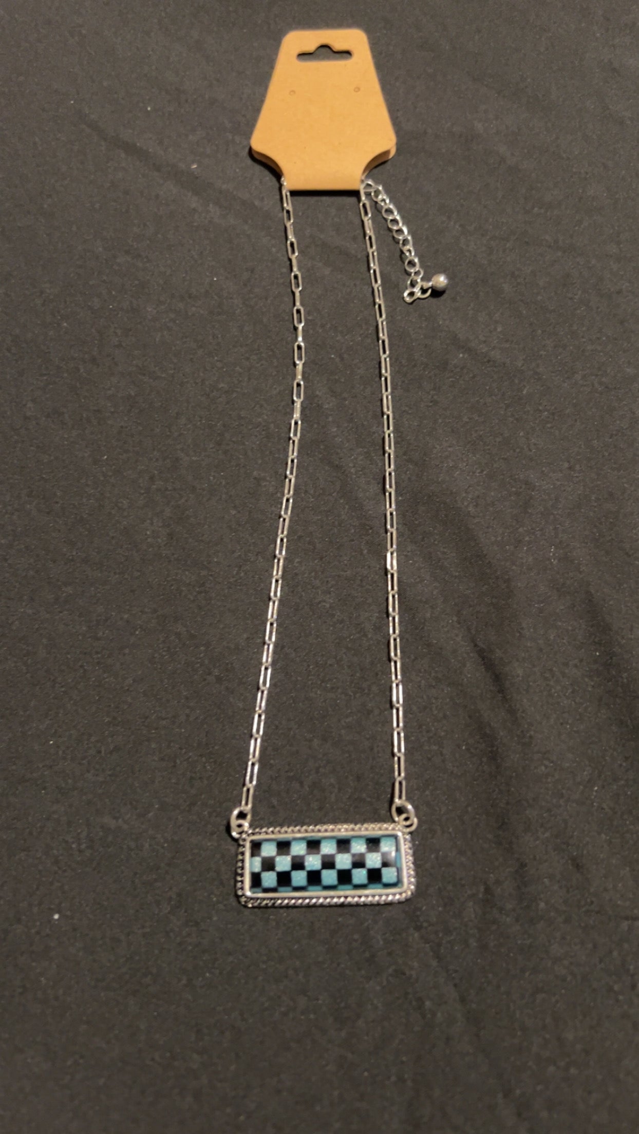 Checkered necklace