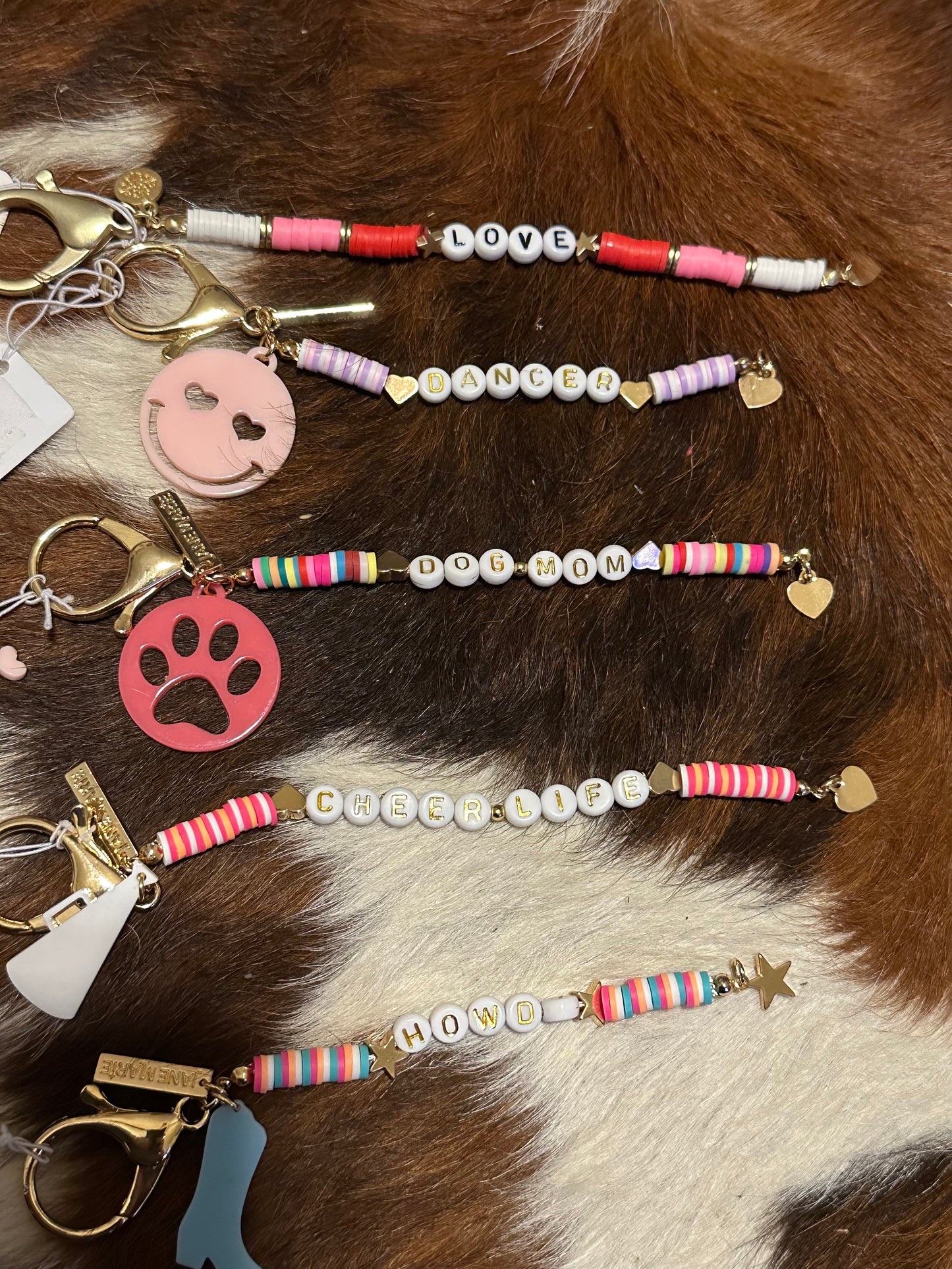 Clay Bead Key Chains