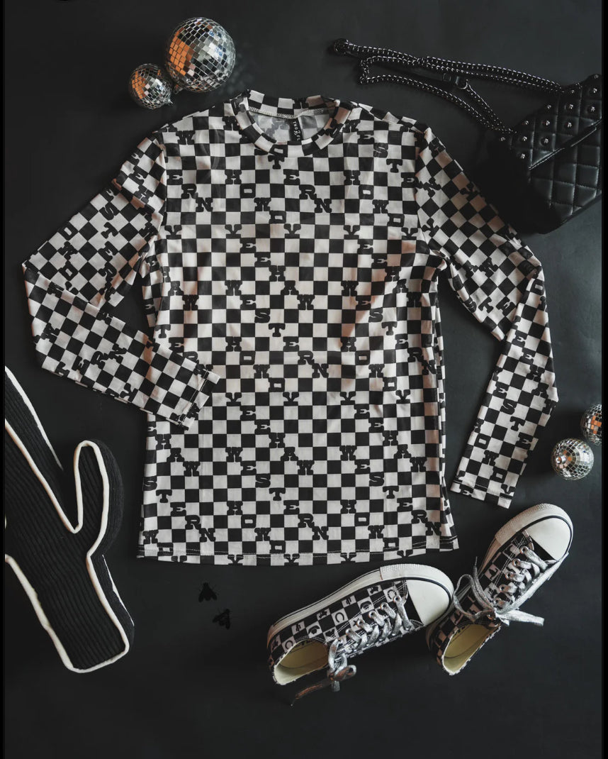 Western Slang L/S Mesh