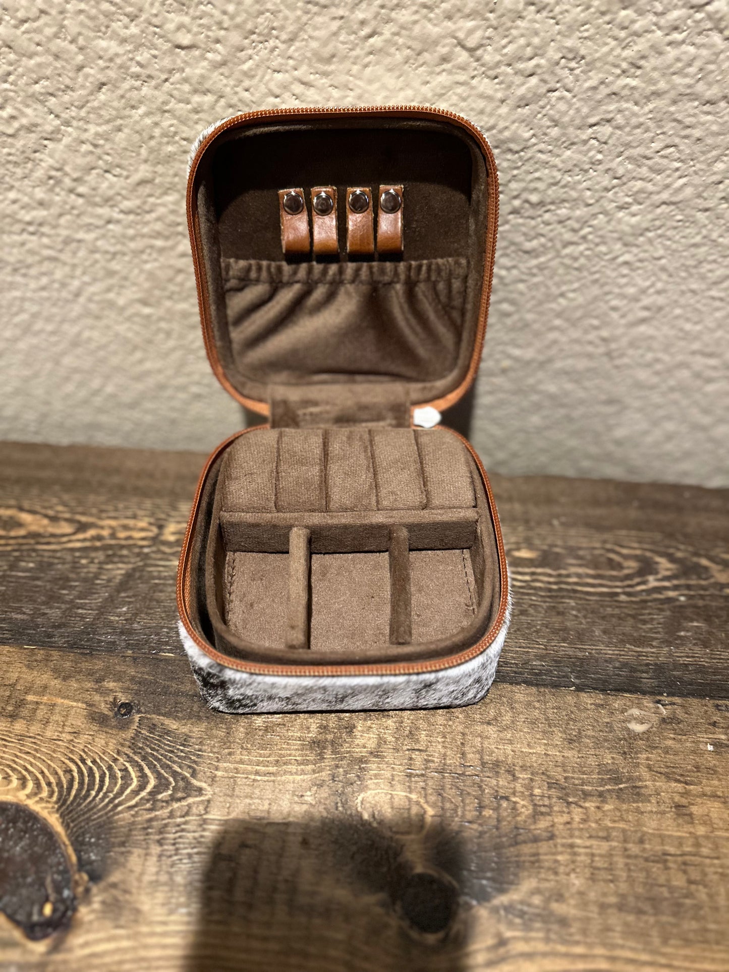 Cowhide Jewelry Box