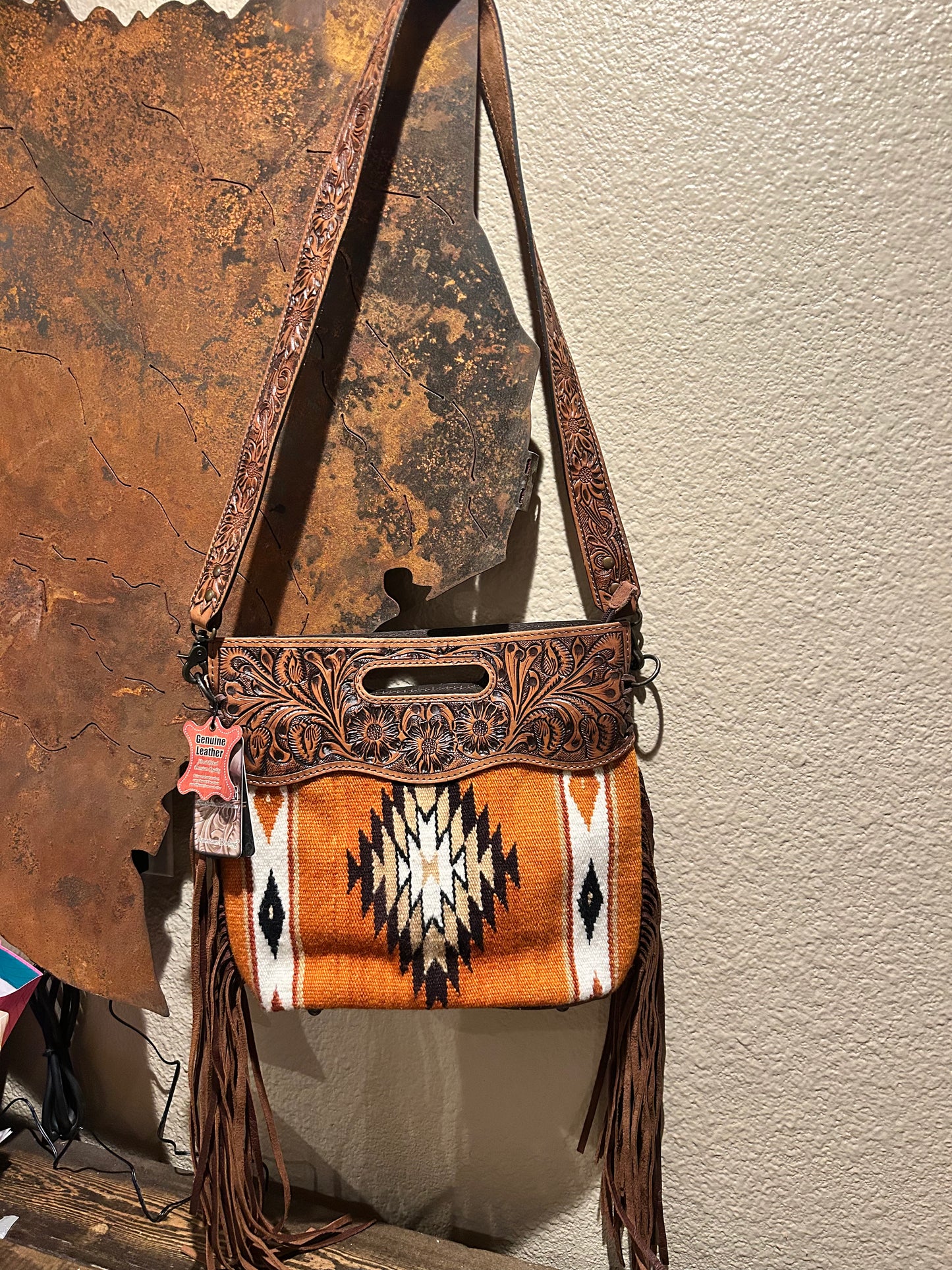 Crossbody Genuine Western Leather