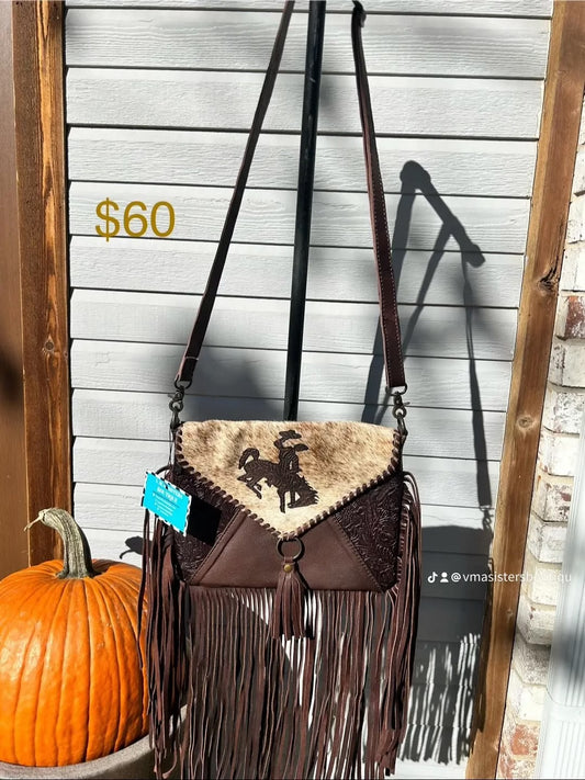 Ride’Em Cowhide & Leather Purse