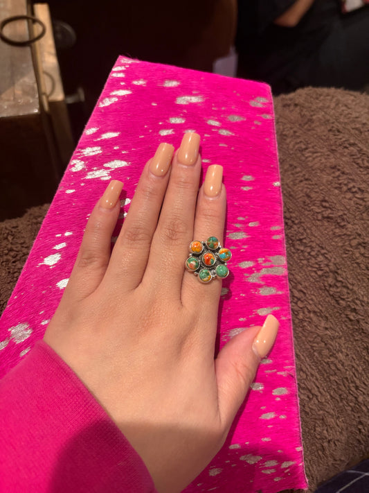 Spiny oyster cluster