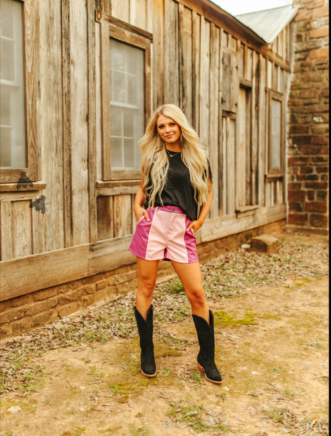Pink Barbie shorts
