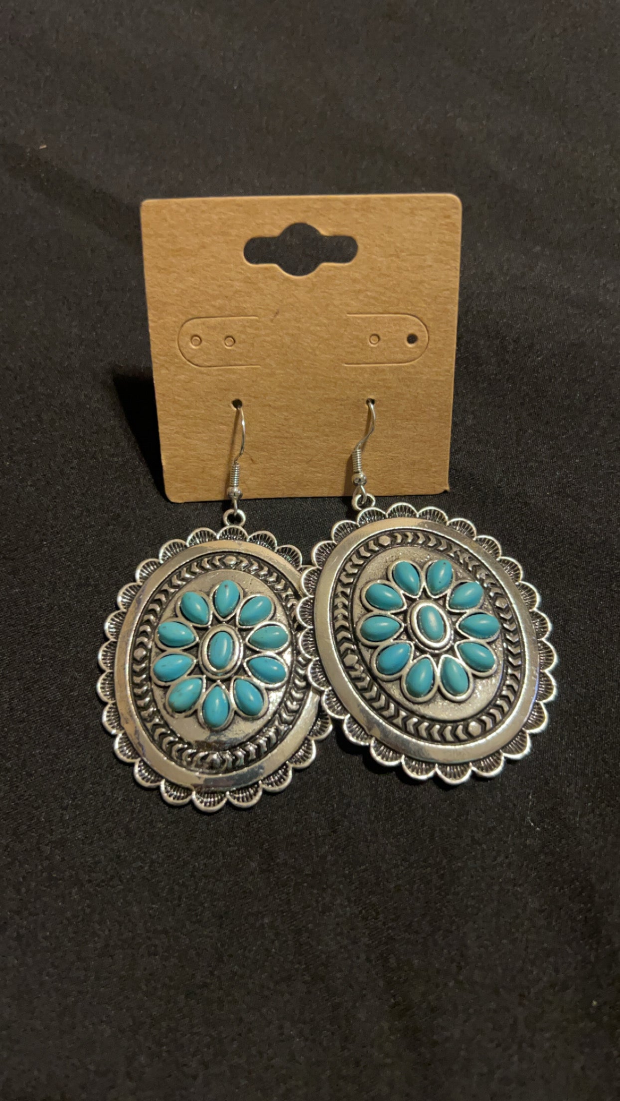 Concho earrings