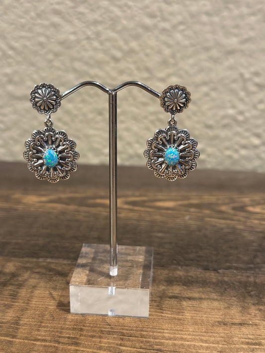 Opal Stone- Sterling Silver