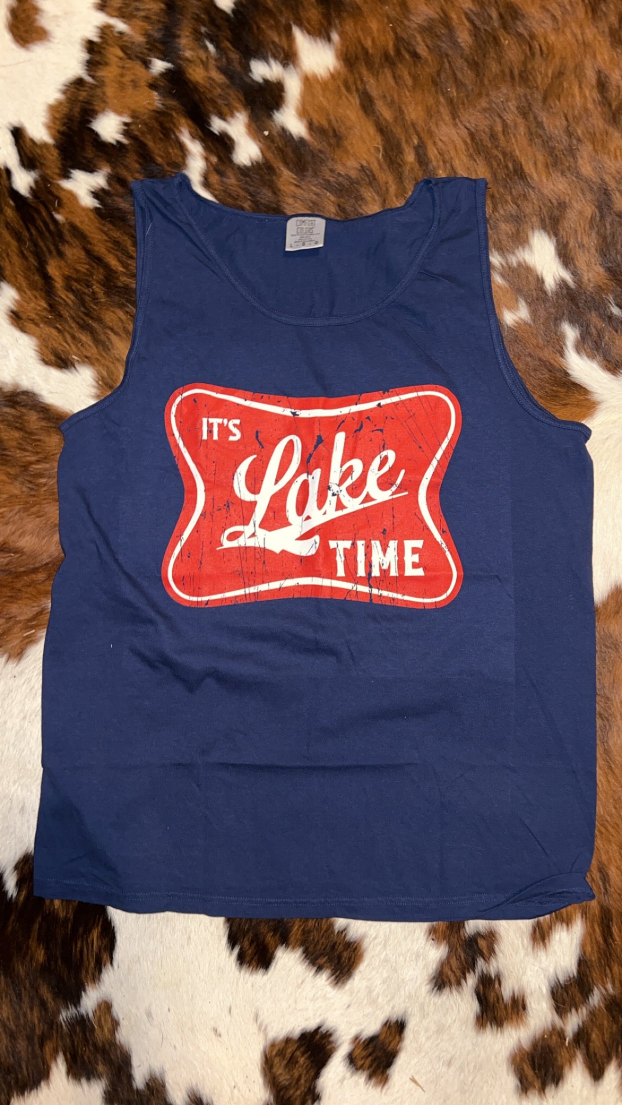 It’s lake time comfort color tank