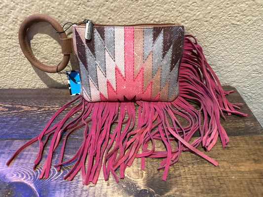 Aztec pink Fringe