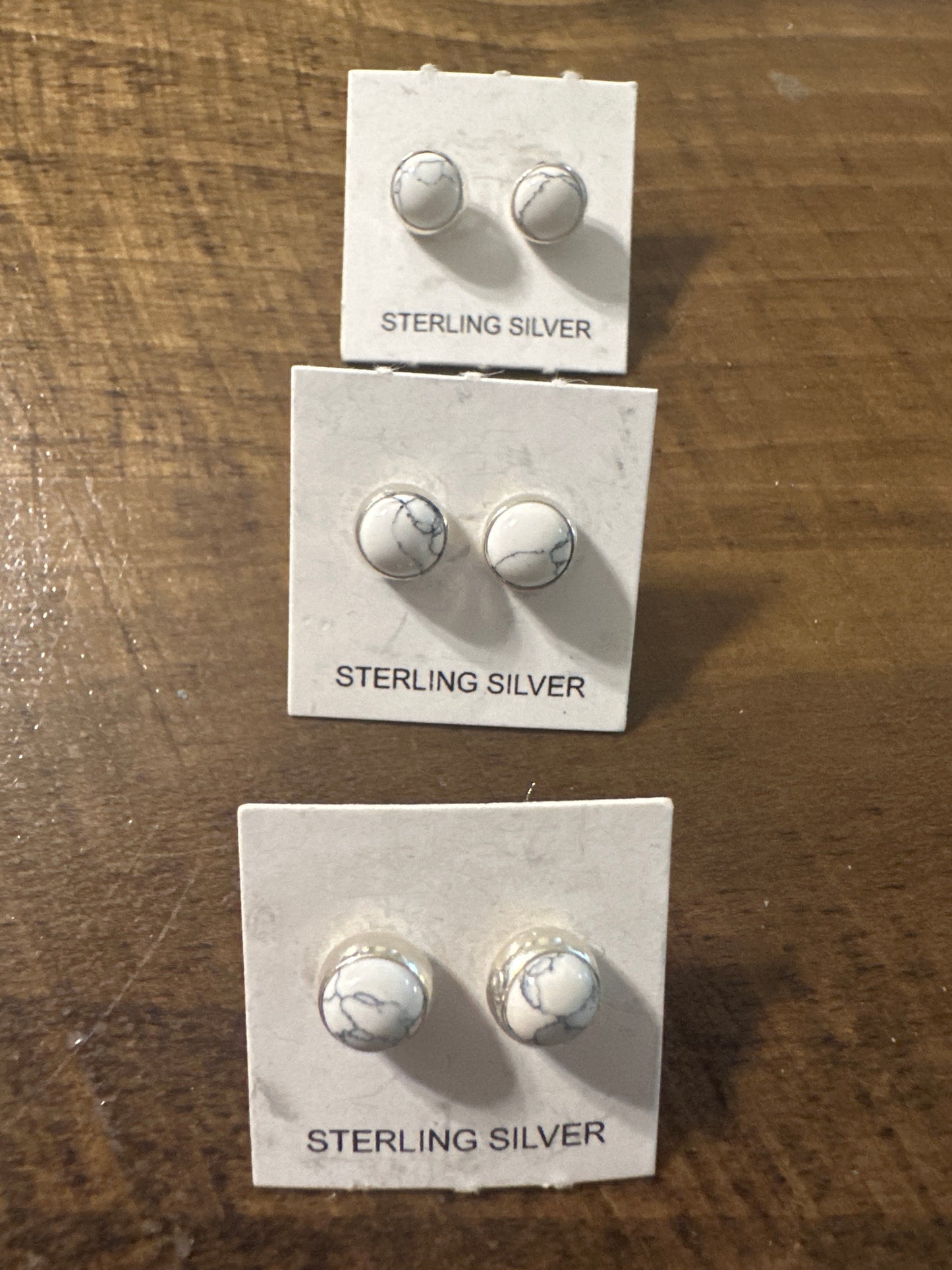 Sterling Silver Circle Earrings