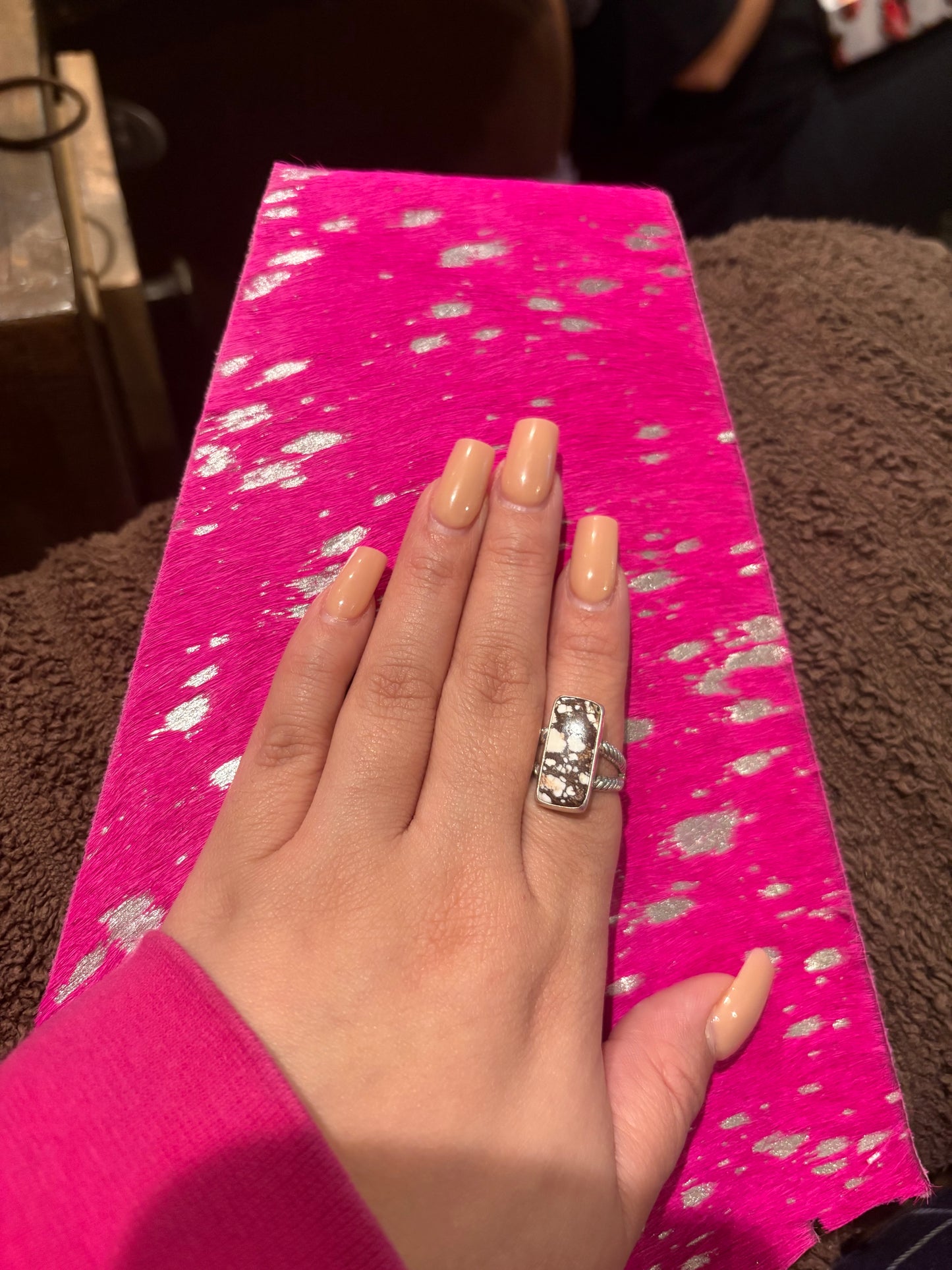 White buffalo sterling silver ￼