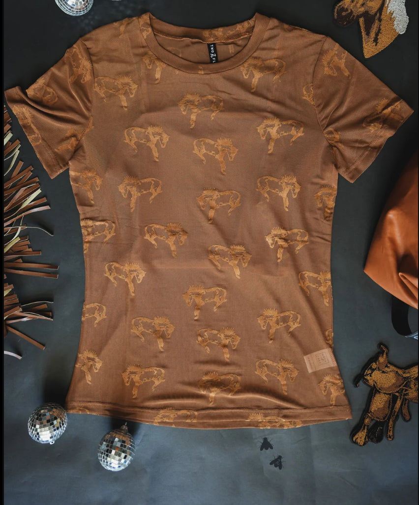 BUCK FIFTY TEE *SADDLE