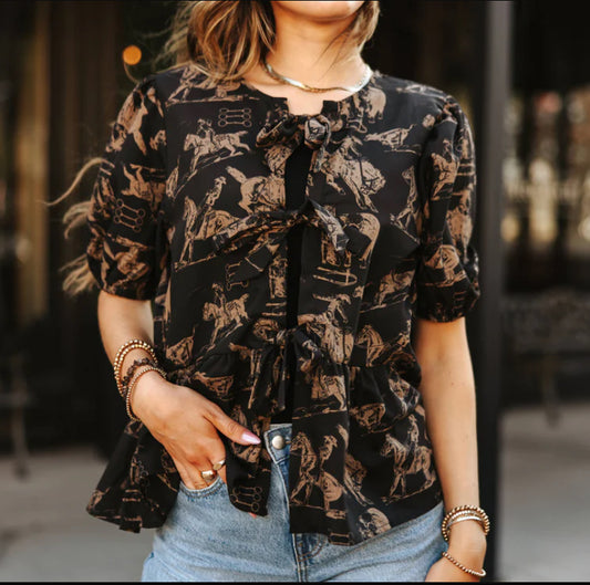 THRILL FRILL TOP