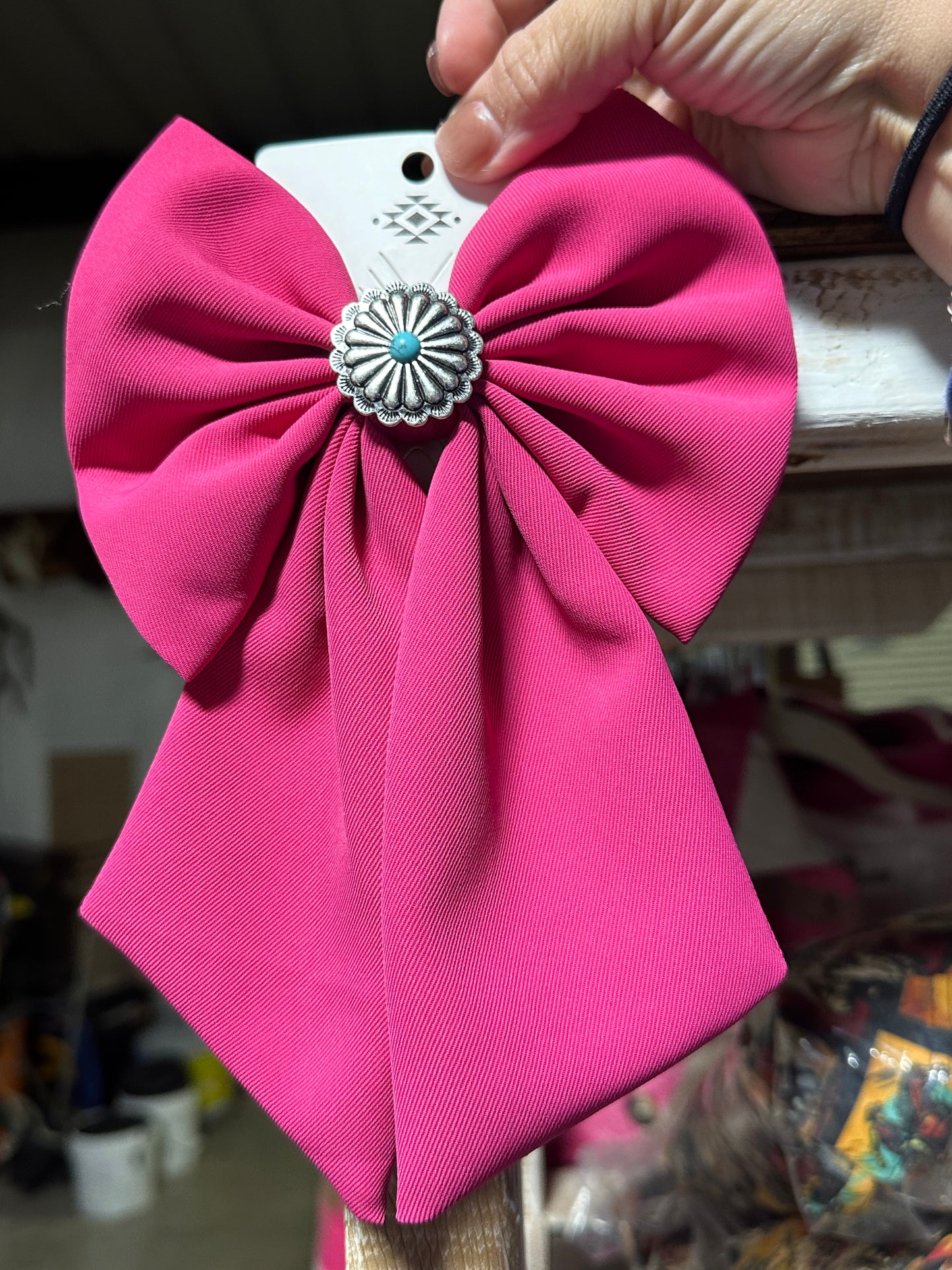 Concho Bow Hair Clip